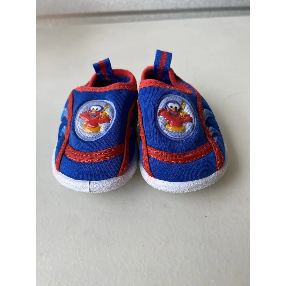 Vintage 2003 Sesame Street Elmo Infant Size 1 Prewalker Aquasocks Water Shoes